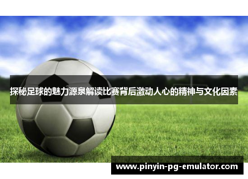 探秘足球的魅力源泉解读比赛背后激动人心的精神与文化因素